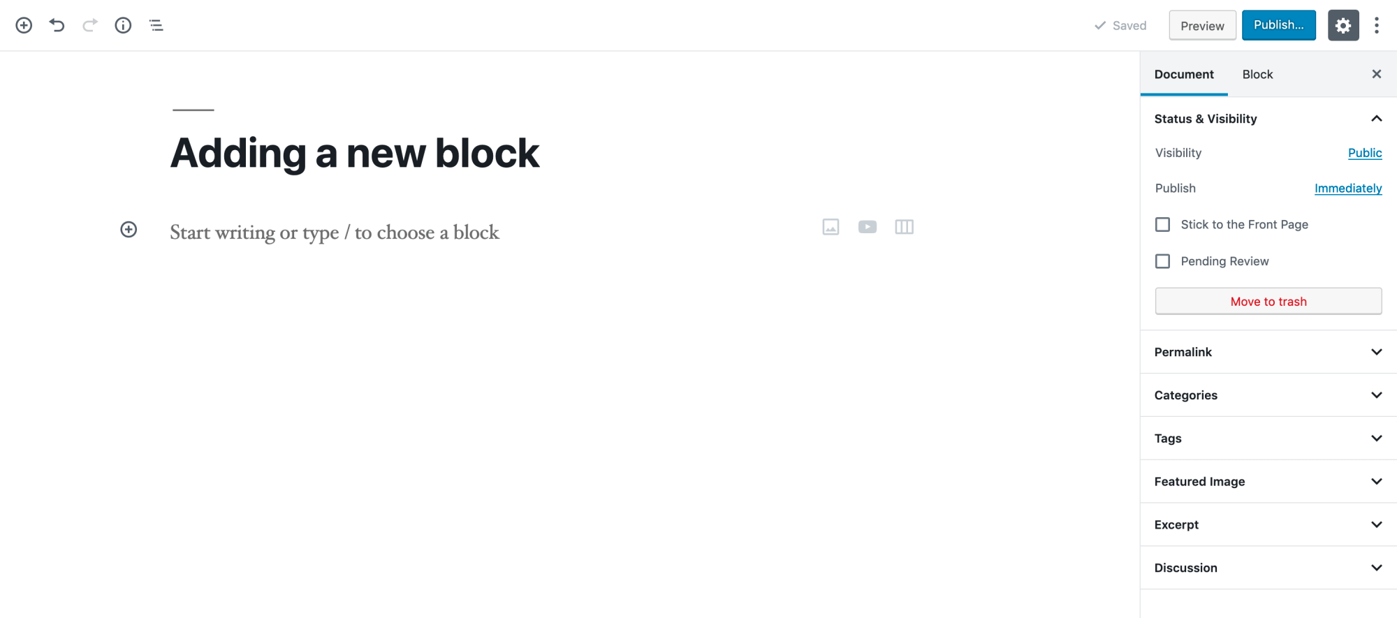 WordPress Block Editor - Latest Posts Block 