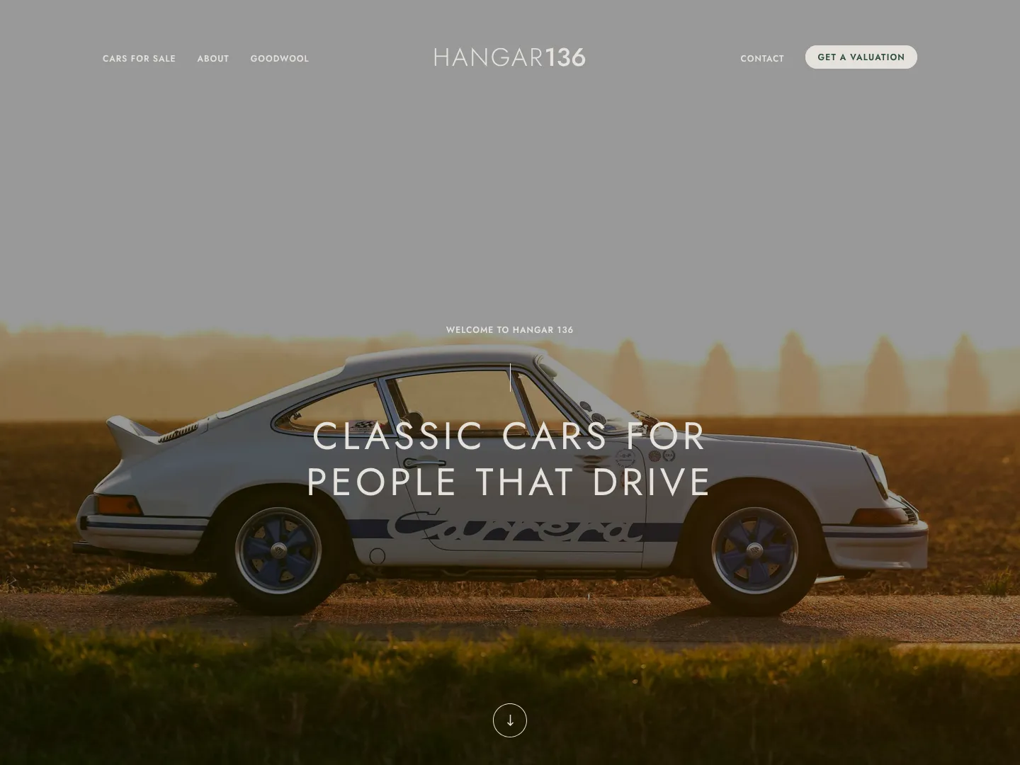 Hangar 136 Website Preview